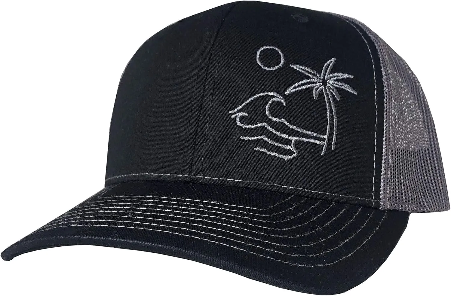 Outdoor Trucker Hat Snapback - Surf Beach Design