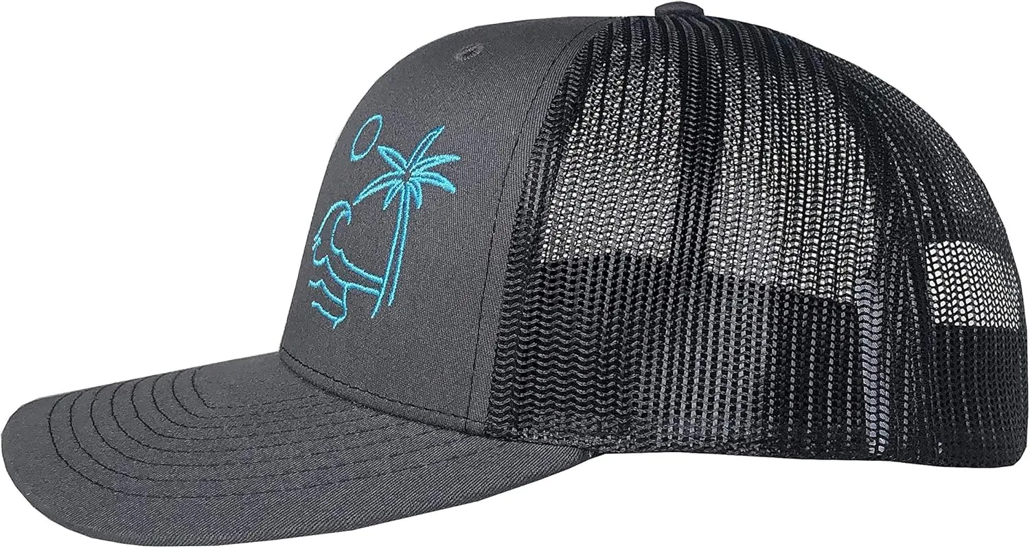Outdoor Trucker Hat Snapback - Surf Beach Design