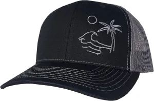 Outdoor Trucker Hat Snapback - Surf Beach Design