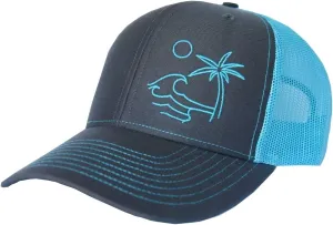 Outdoor Trucker Hat Snapback - Surf Beach Design