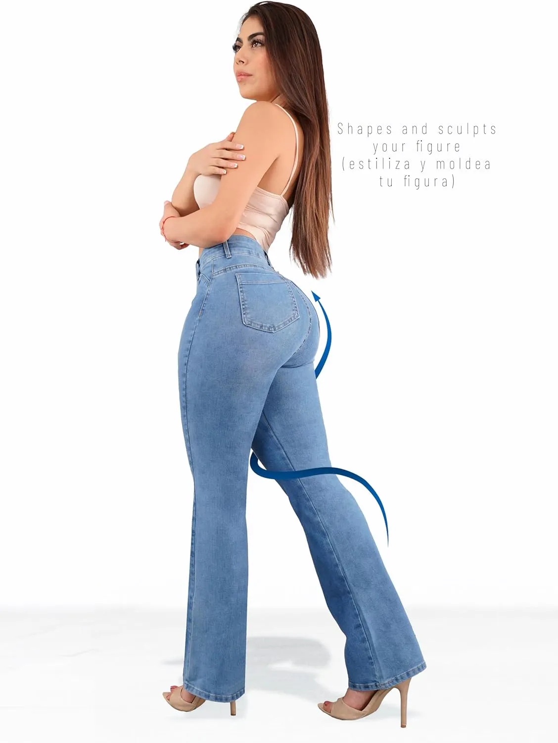 Pantalones Colombianos Levanta cola | Butt Lifting Jeans | High Waisted Jeans for Women | Colombian Jeans