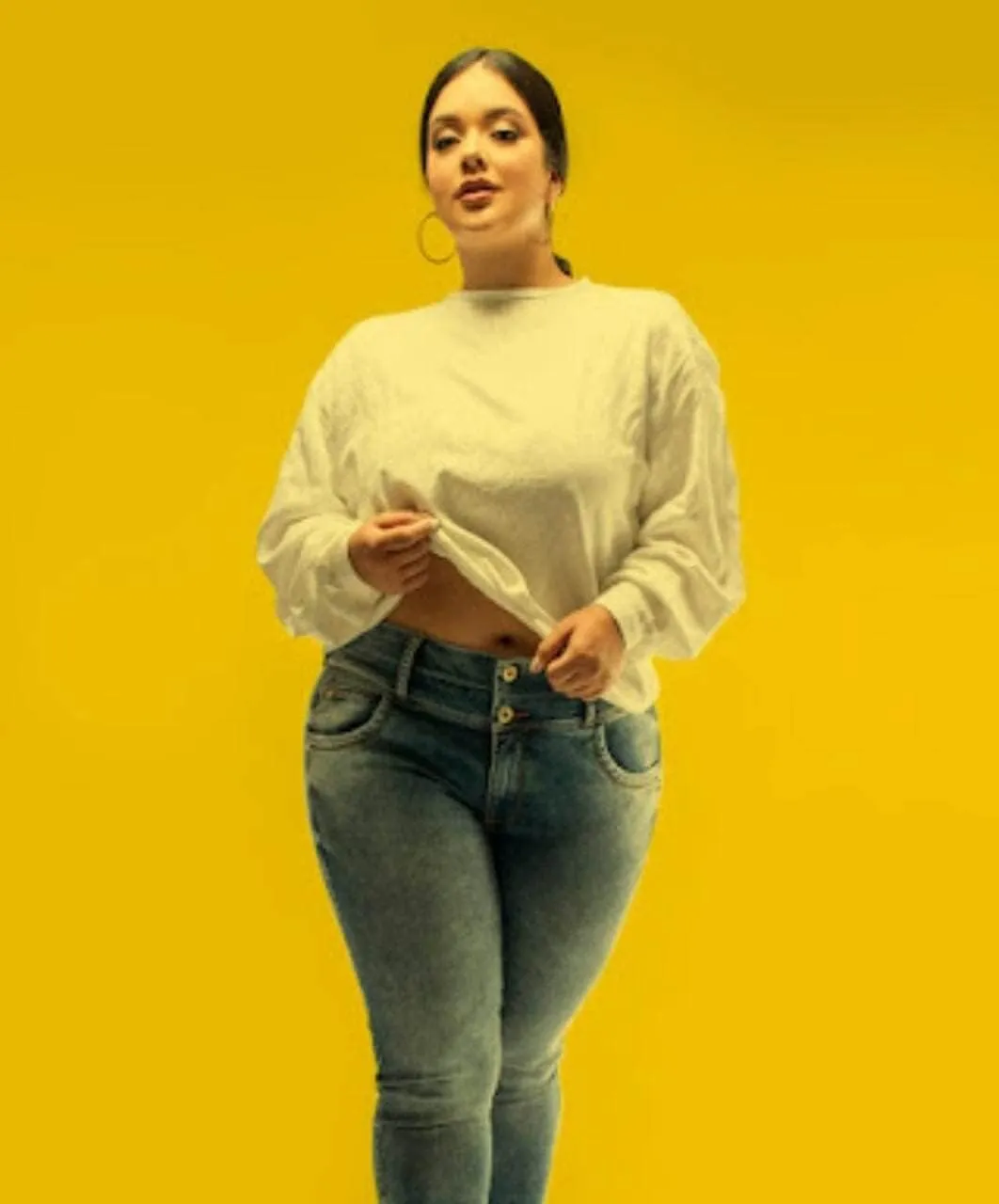 Plus Size Jeans, Butt Lift Jeans, Jeans Colombianos, Womens Plus Size Skinny Jeans Stretchy High Waisted Ankle Jean
