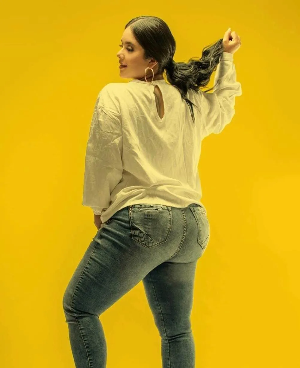 Plus Size Jeans, Butt Lift Jeans, Jeans Colombianos, Womens Plus Size Skinny Jeans Stretchy High Waisted Ankle Jean