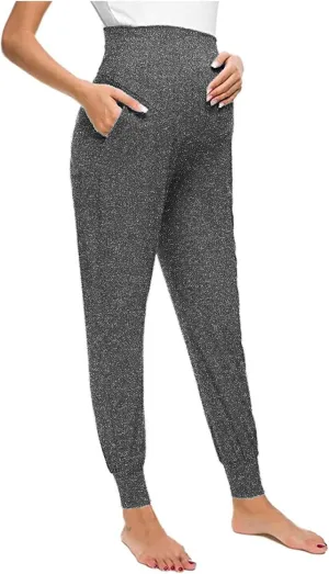 Plus Size Maternity Clothes Stretchy Pants Women's Solid Color Casual Comfortable Pants Womens Tall Pregnancy