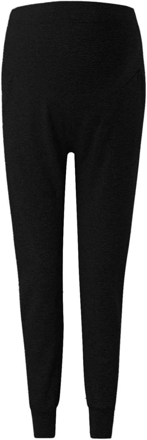 Plus Size Maternity Clothes Stretchy Pants Women's Solid Color Casual Comfortable Pants Womens Tall Pregnancy