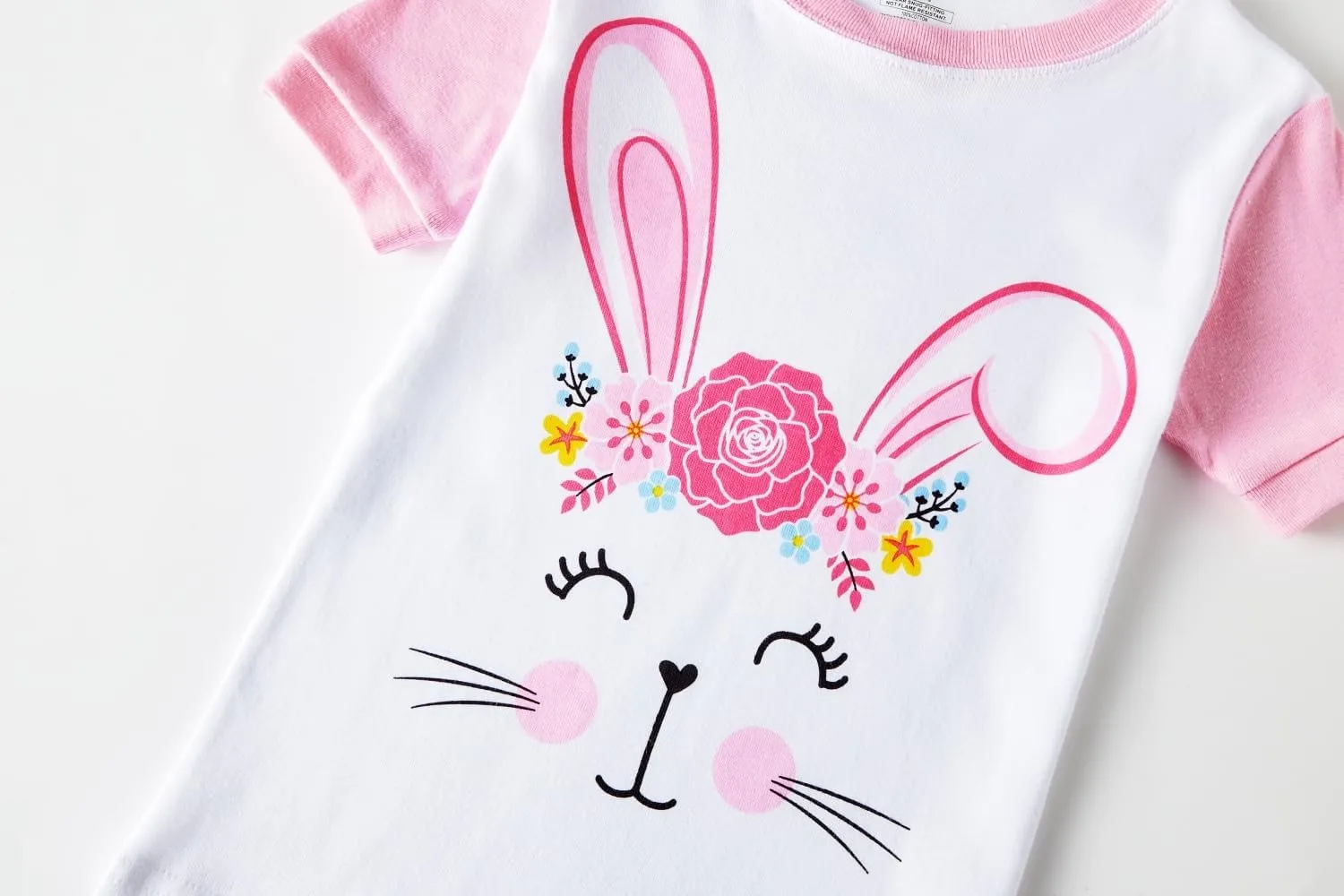Popshion Baby Girls Pajamas Short Sleeve Cotton Jammies Toddler Girl Summer Clothes Short Sets 2 to 10 Years