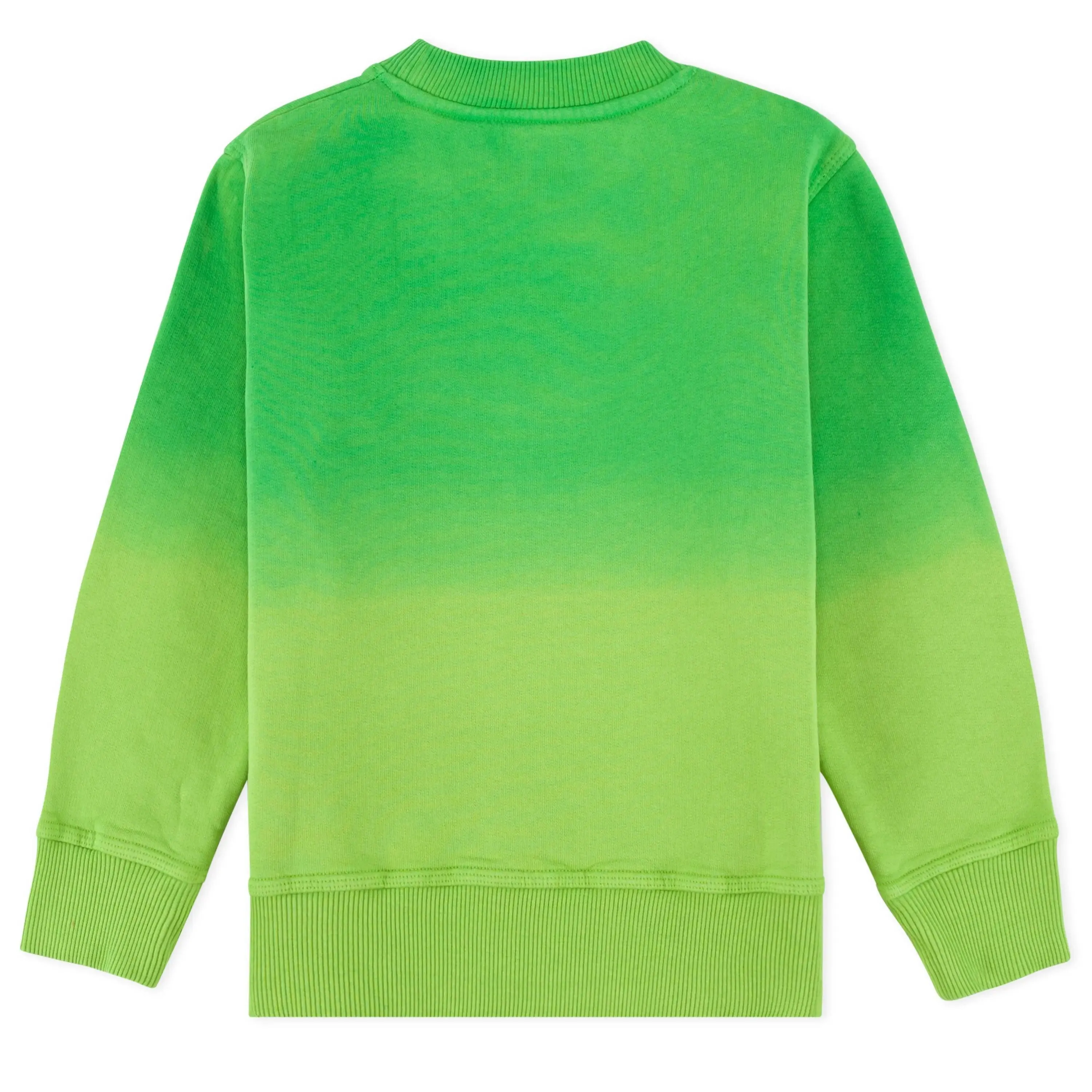 "BAD" Gradient Kids Sweatshirt - Green