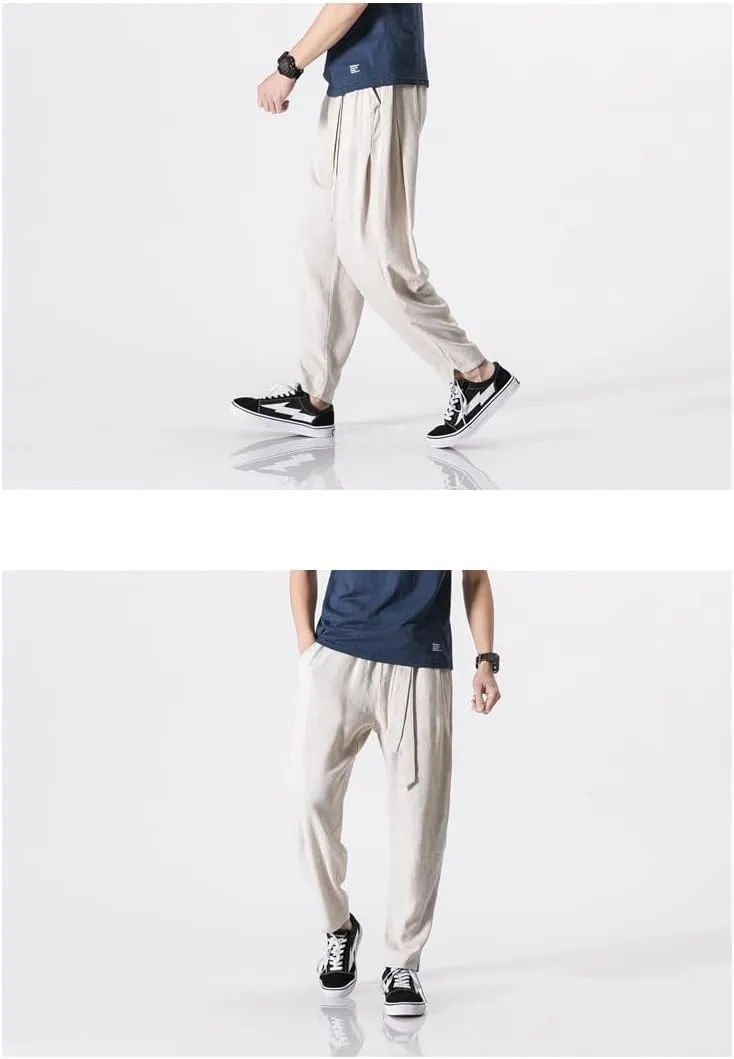 Seidarise Men's Joggers Sweatpants Harem Jogger Pant Long Sports Pants