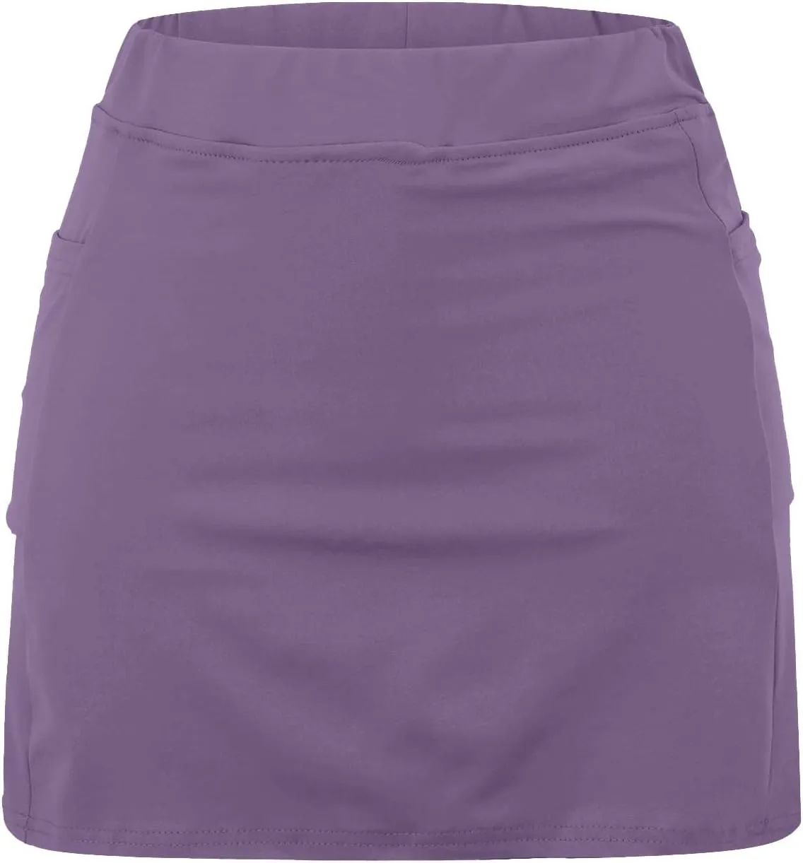 Skorts for Woman Plus Size Tummy Control Yoga Culottes Lightweight Quick Dry Tennis Golf Skirts with Shorts Underneath