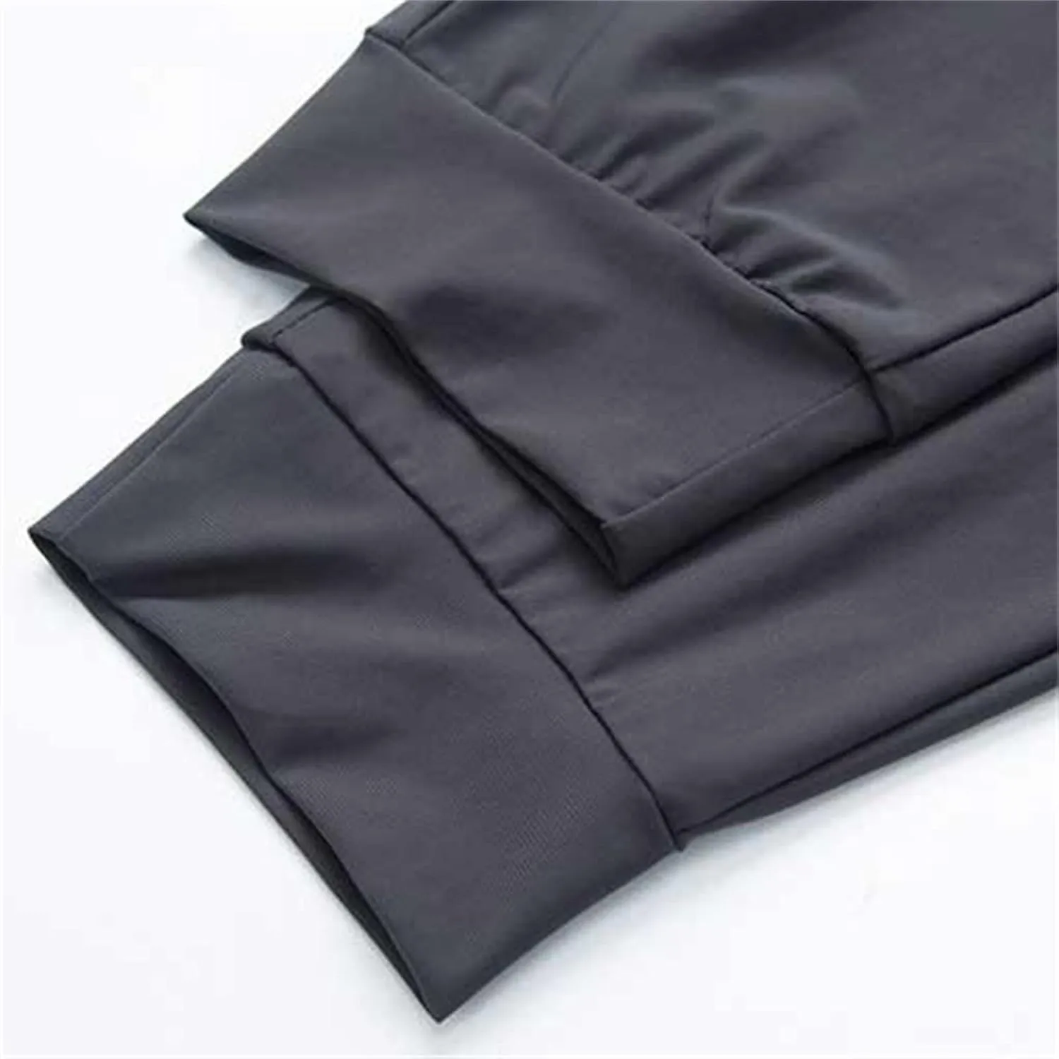Sweatpants for Men Unisex Ice Silk Quick Dry Hiking Joggers Sport Trousers Zipper Pockets Thin Casual Elastic Pants