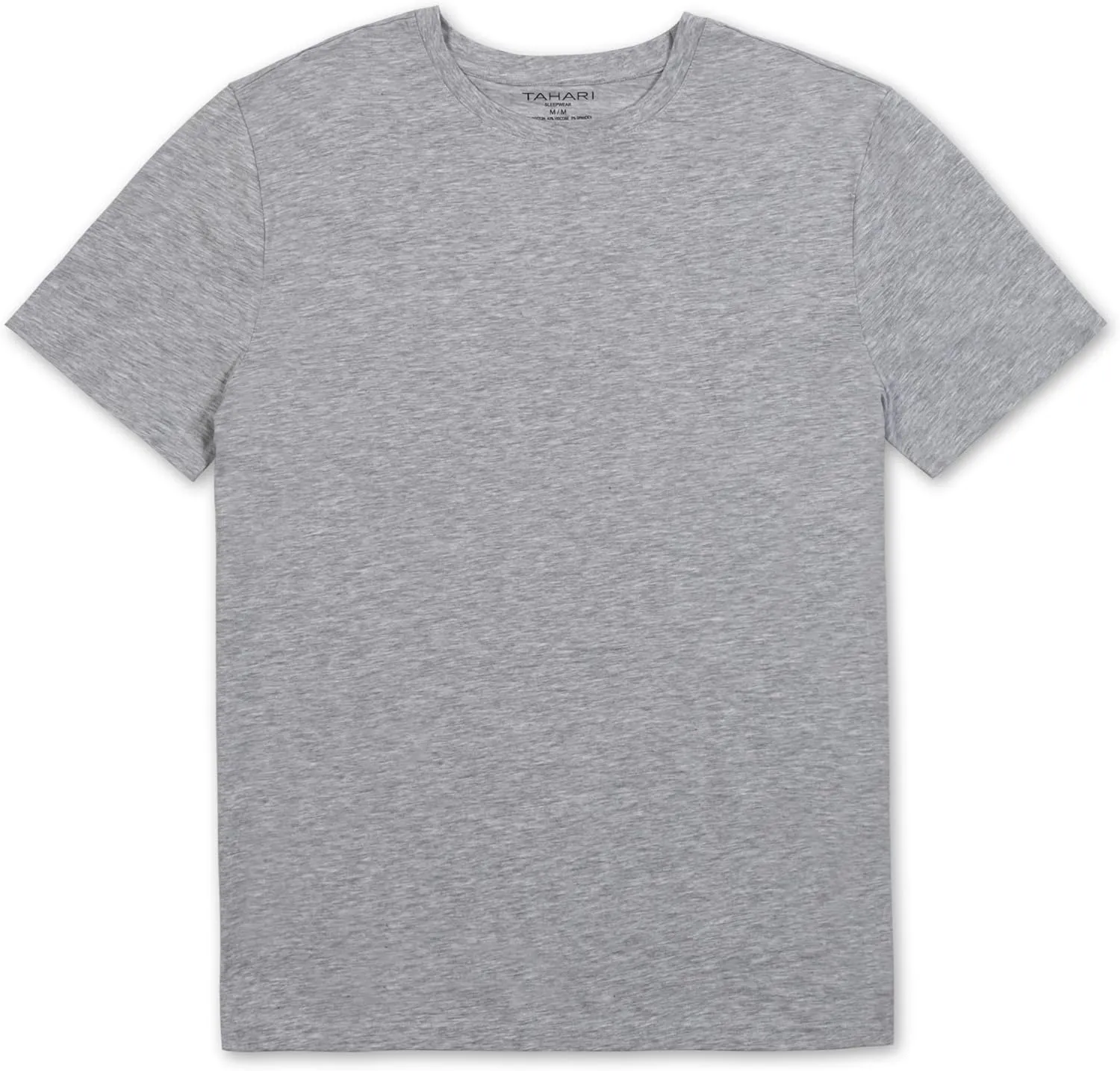 TAHARI Men's Ultimate Comfort Men's Crew Neck Sleep T-Shirt  Soft Cotton Blend, Lightweight & Breathable Lounge Shirt