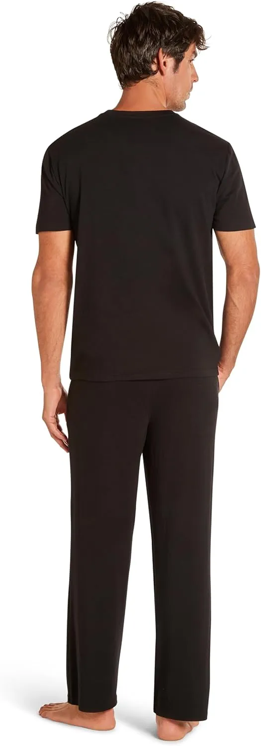 TAHARI Men's Ultimate Comfort Men's Crew Neck Sleep T-Shirt  Soft Cotton Blend, Lightweight & Breathable Lounge Shirt