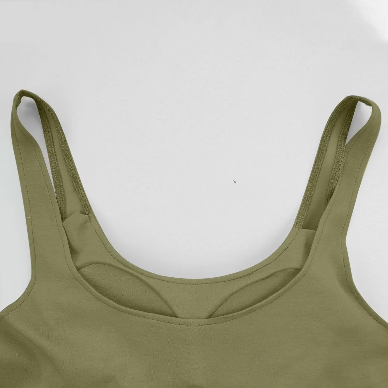 Tank Top with Built in Bra for Women Casual Summer Sleeveless Gym Crop Tops Workout Athletic Yoga Shirts