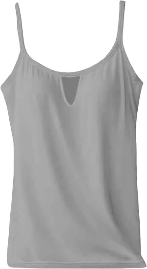 Tank Top with Built in Bra for Women Sports Cute Cami Shirts 2025 Spring Summer Beach Camisoles Bras
