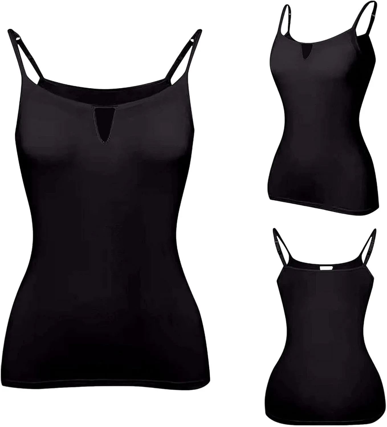 Tank Top with Built in Bra for Women Sports Cute Cami Shirts 2025 Spring Summer Beach Camisoles Bras