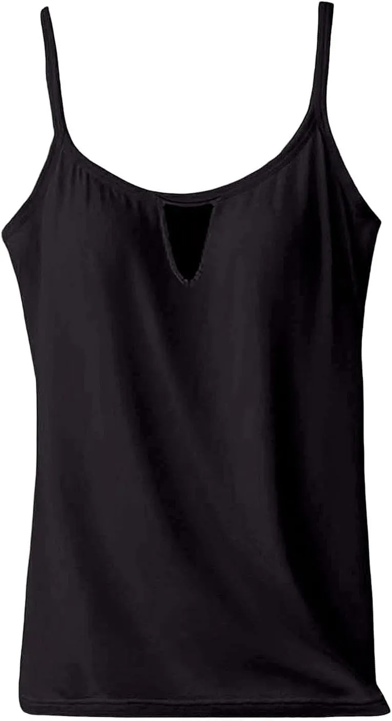 Tank Top with Built in Bra for Women Sports Cute Cami Shirts 2025 Spring Summer Beach Camisoles Bras