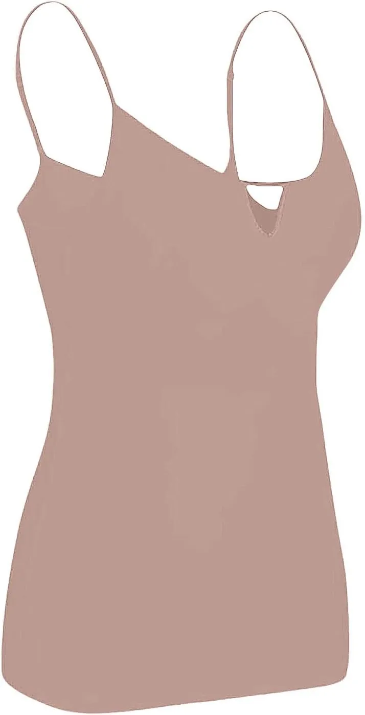 Tank Top with Built in Bra for Women Sports Cute Cami Shirts 2025 Spring Summer Beach Camisoles Bras