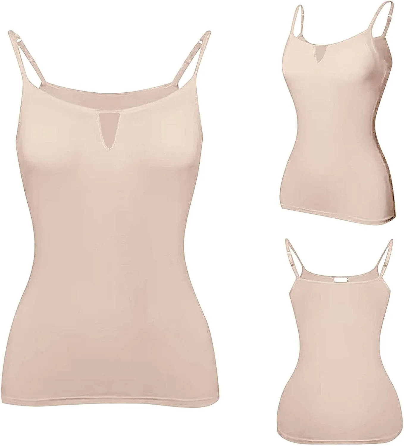 Tank Top with Built in Bra for Women Sports Cute Cami Shirts 2025 Spring Summer Beach Camisoles Bras