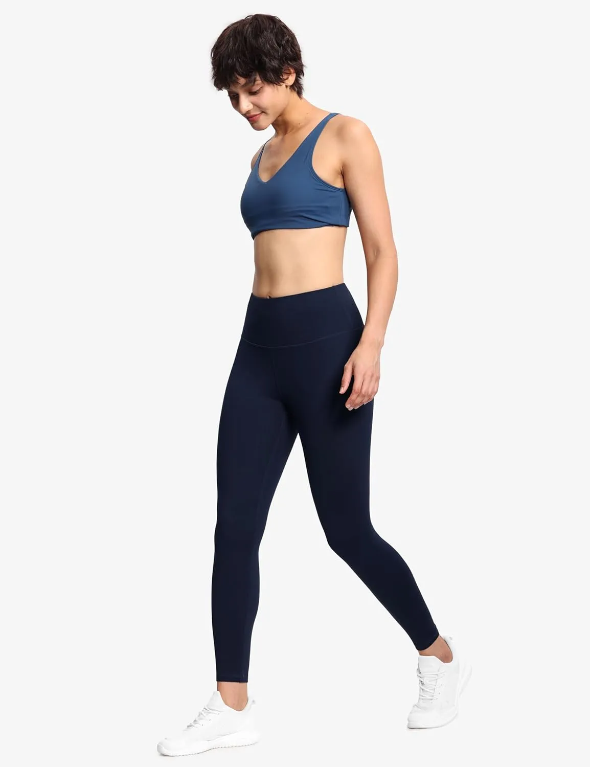 THE GYM PEOPLE Women's High Waist Workout Legging Soft Tummy Control Squat Proof Yoga Running Pants