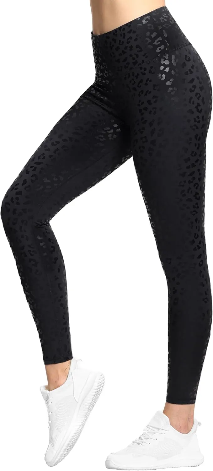 THE GYM PEOPLE Women's High Waist Workout Legging Soft Tummy Control Squat Proof Yoga Running Pants