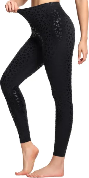 THE GYM PEOPLE Women's High Waist Workout Legging Soft Tummy Control Squat Proof Yoga Running Pants