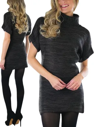 ToBeInStyle Women's Soft Knit V-Neck Sweater Warm Knit Tunic