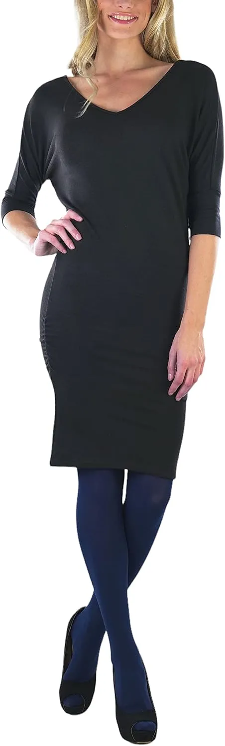 ToBeInStyle Women's Soft Knit V-Neck Sweater Warm Knit Tunic