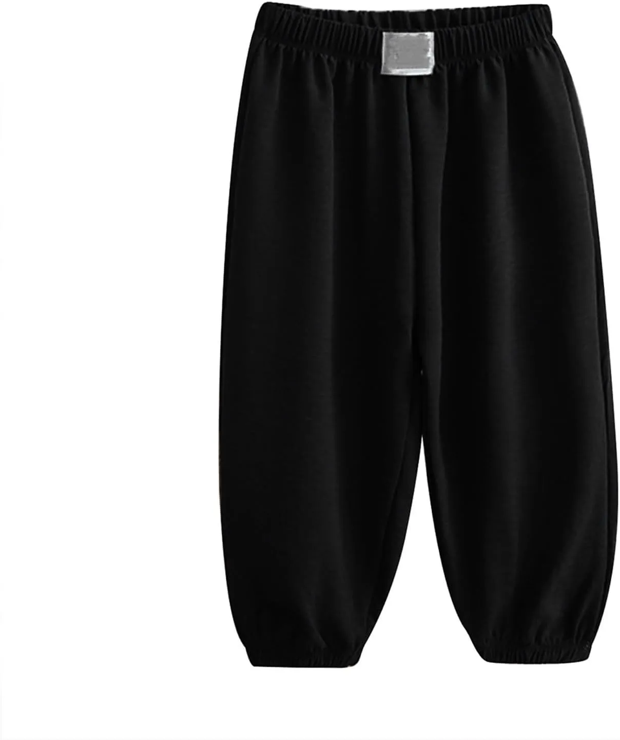 Toddler Boys Baggy Sweatpants Elastic Waist Breathable Comfy Aesthetic Joggers Kids Plain Loose Athletic Trousers