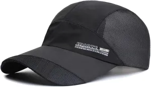 Unisex Breathable Quick Drying Baseball Caps Athletic Sport Mesh Sun Hats Lightweight Unstructured Adjustable Comfy Fit