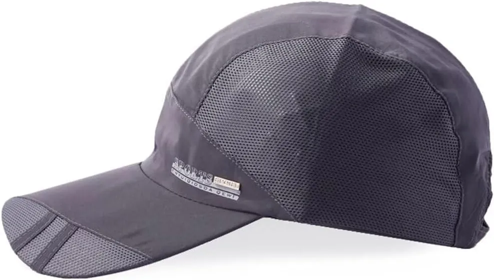 Unisex Breathable Quick Drying Baseball Caps Athletic Sport Mesh Sun Hats Lightweight Unstructured Adjustable Comfy Fit