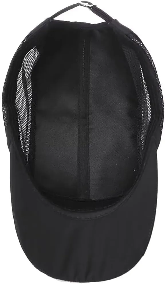 Unisex Breathable Quick Drying Baseball Caps Athletic Sport Mesh Sun Hats Lightweight Unstructured Adjustable Comfy Fit