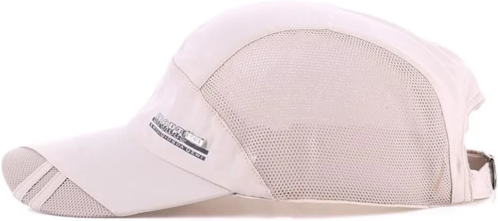 Unisex Breathable Quick Drying Baseball Caps Athletic Sport Mesh Sun Hats Lightweight Unstructured Adjustable Comfy Fit