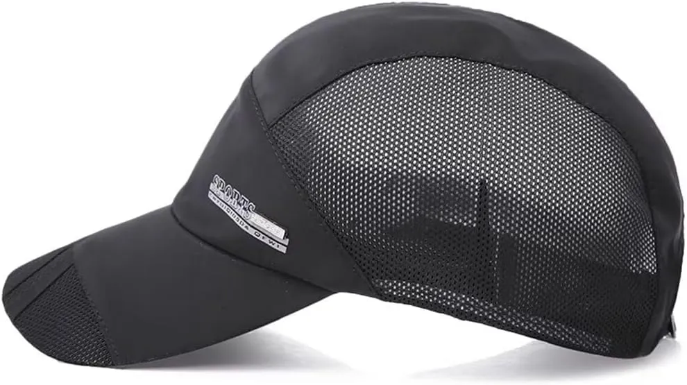Unisex Breathable Quick Drying Baseball Caps Athletic Sport Mesh Sun Hats Lightweight Unstructured Adjustable Comfy Fit