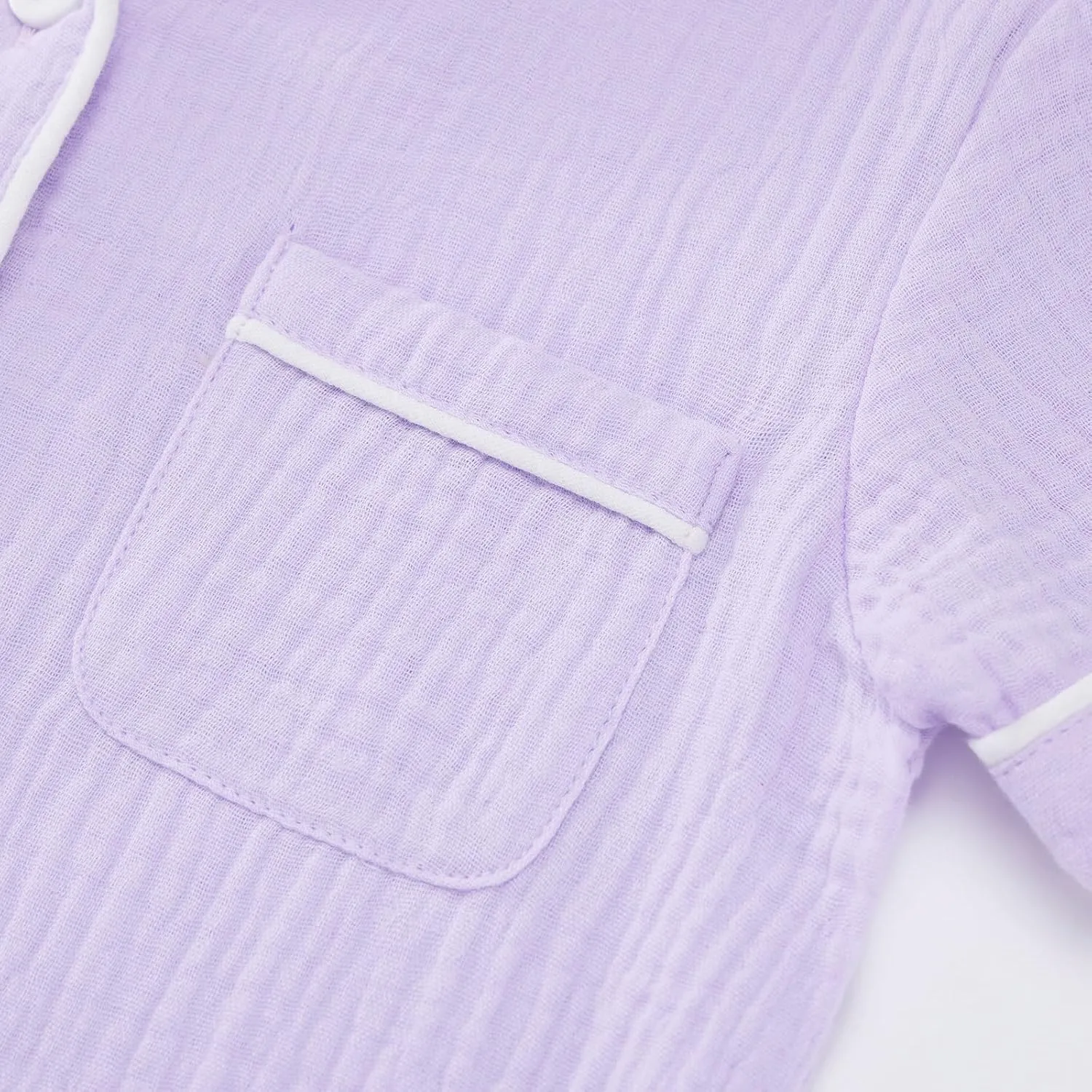 Weixinbuy Baby Girls Pajama Set Button Down Pjs Sets Cotton Pajamas Sleepwear Nightwear Loungewear 2 Pcs Pj Sets for Girl Boy