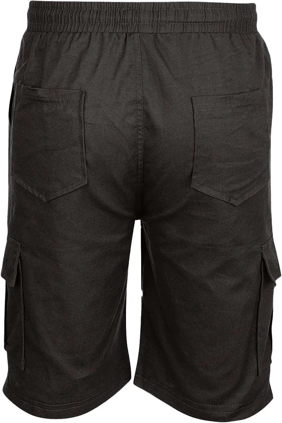 WENKOMG1 Mens Cotton Gym Shorts,Solid Elastic Waist Drastring Workout Shorts Running Jogging Trunks Basketball Shorts