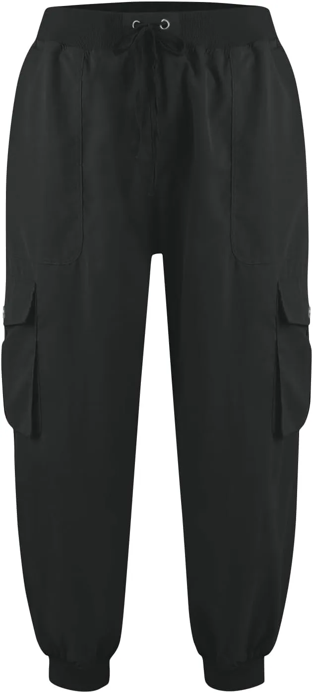 Women Hiking Pants Lightweight Cargo Joggers Outdoor Quick Dry Athletic Pants with Pockets Casual Travel Pants