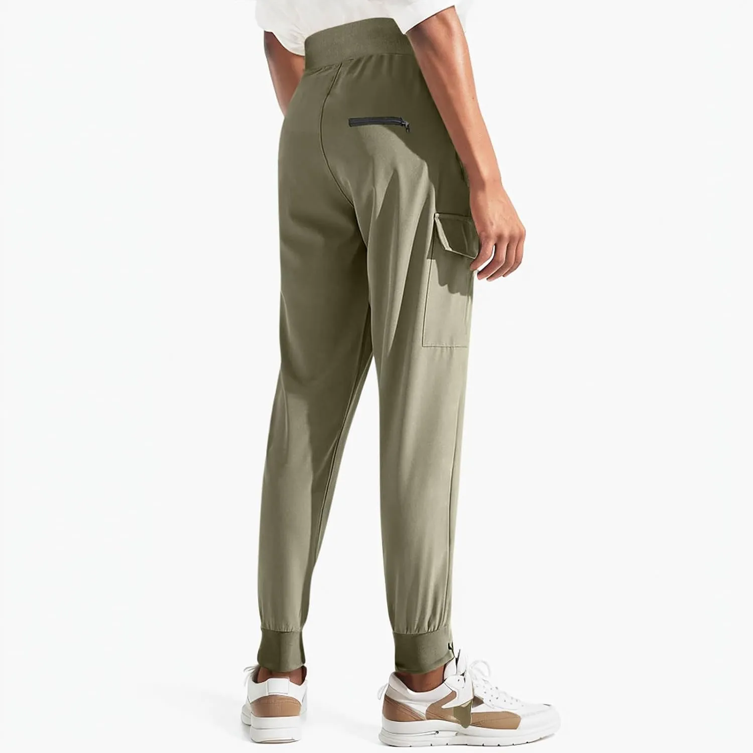 Women Hiking Pants Lightweight Cargo Joggers Outdoor Quick Dry Athletic Pants with Pockets Waterproof Golf Pants