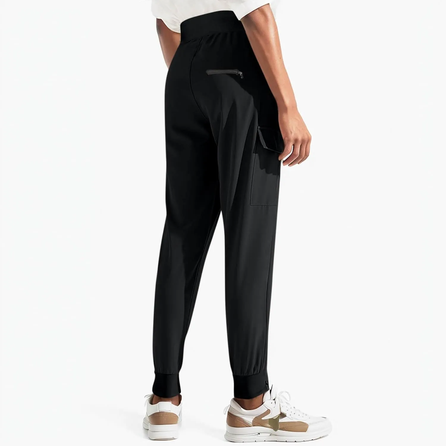 Women Hiking Pants Lightweight Cargo Joggers Outdoor Quick Dry Athletic Pants with Pockets Waterproof Golf Pants