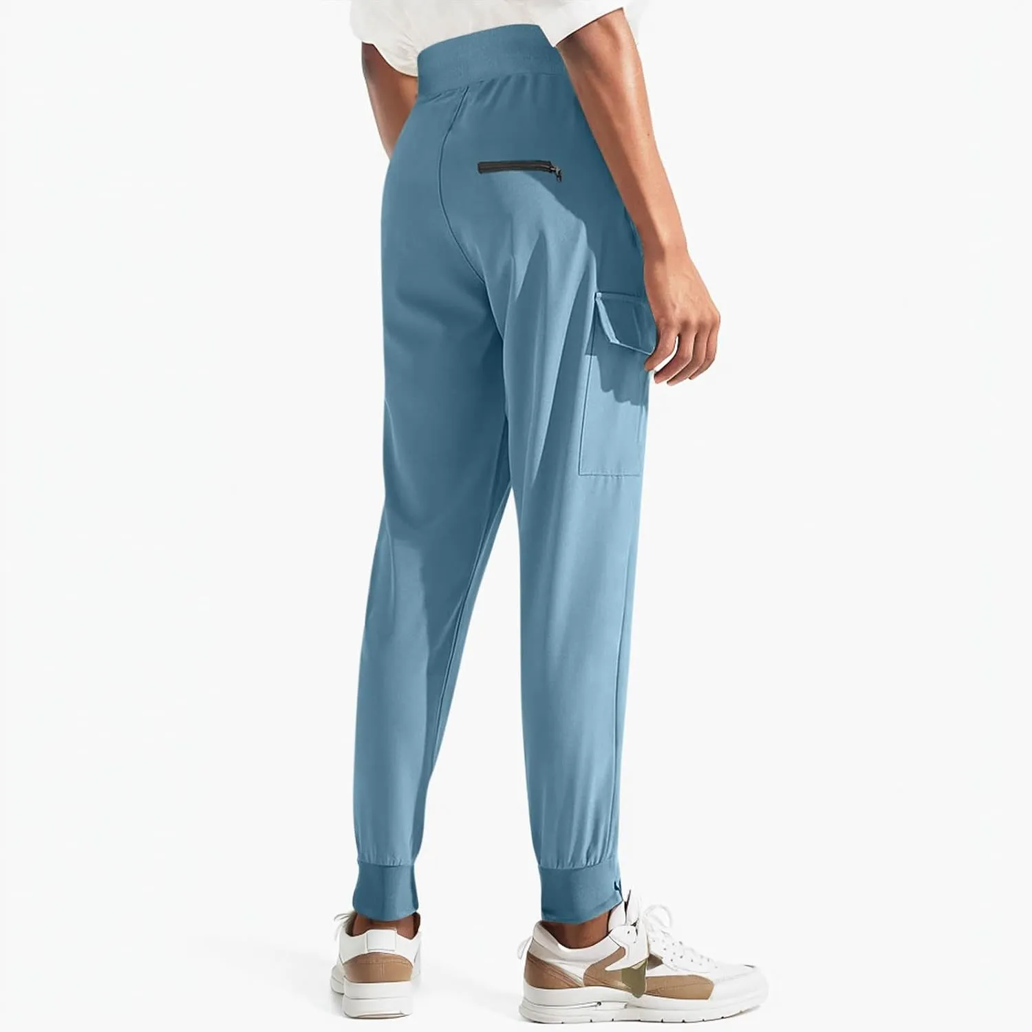 Women Hiking Pants Lightweight Cargo Joggers Outdoor Quick Dry Athletic Pants with Pockets Waterproof Golf Pants