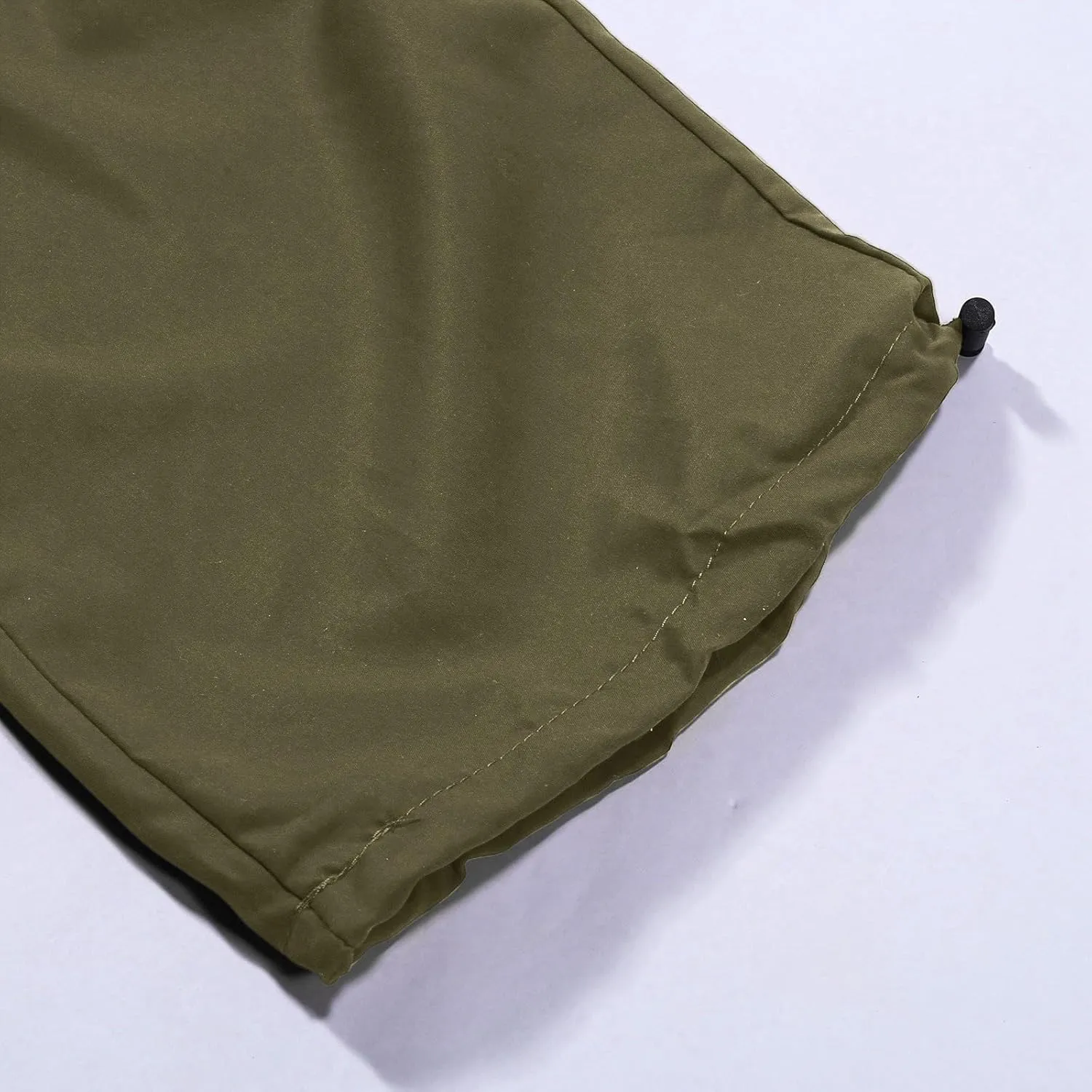 Women Parachute Pants Elastic High Waist Baggy Cargo Pants Y2K Joggers Multiple Pocket Quick Dry Casual Trendy Slacks