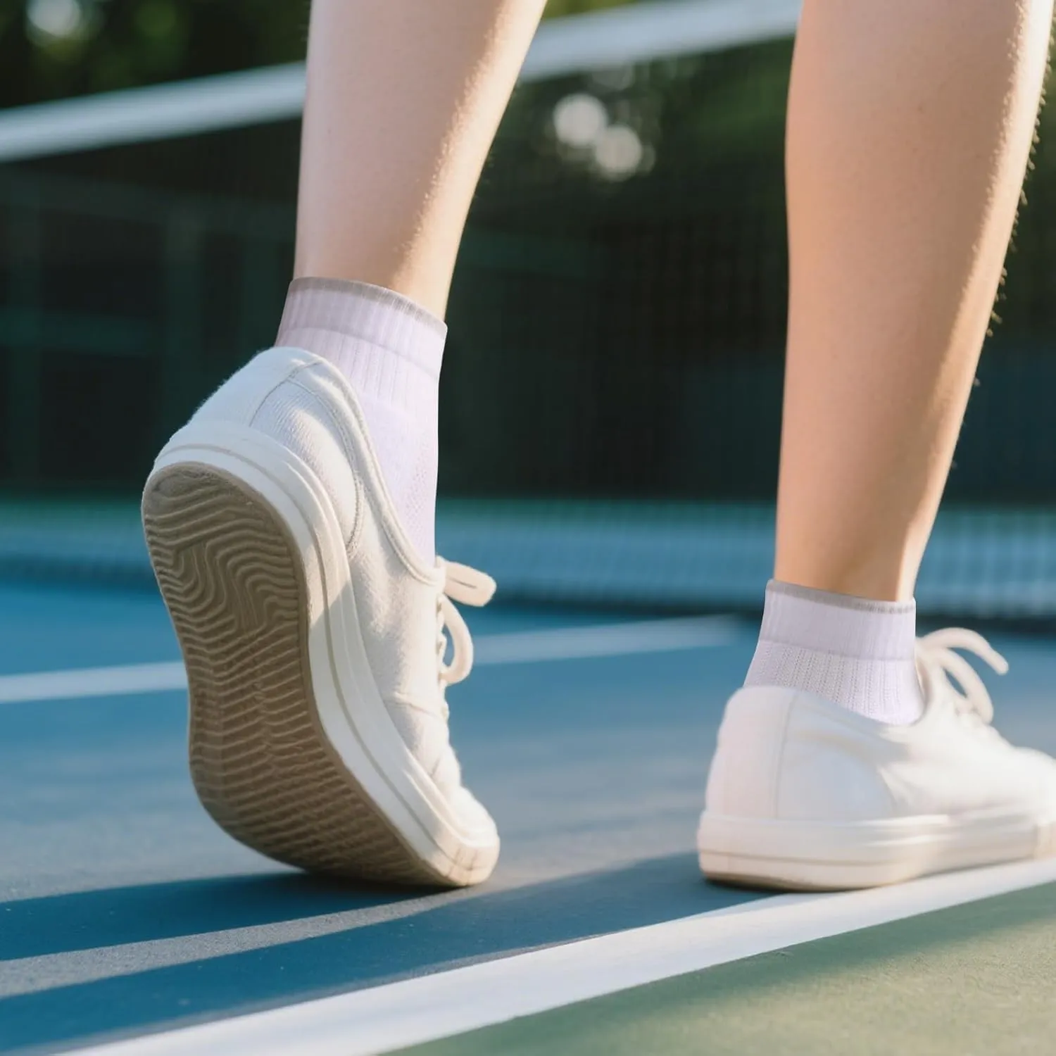 Womens Ankle Golf Tennis Athletic Socks for Women,Moisture Wicking Breathable Cotton Cushioned Quarter Socks,5 Pairs