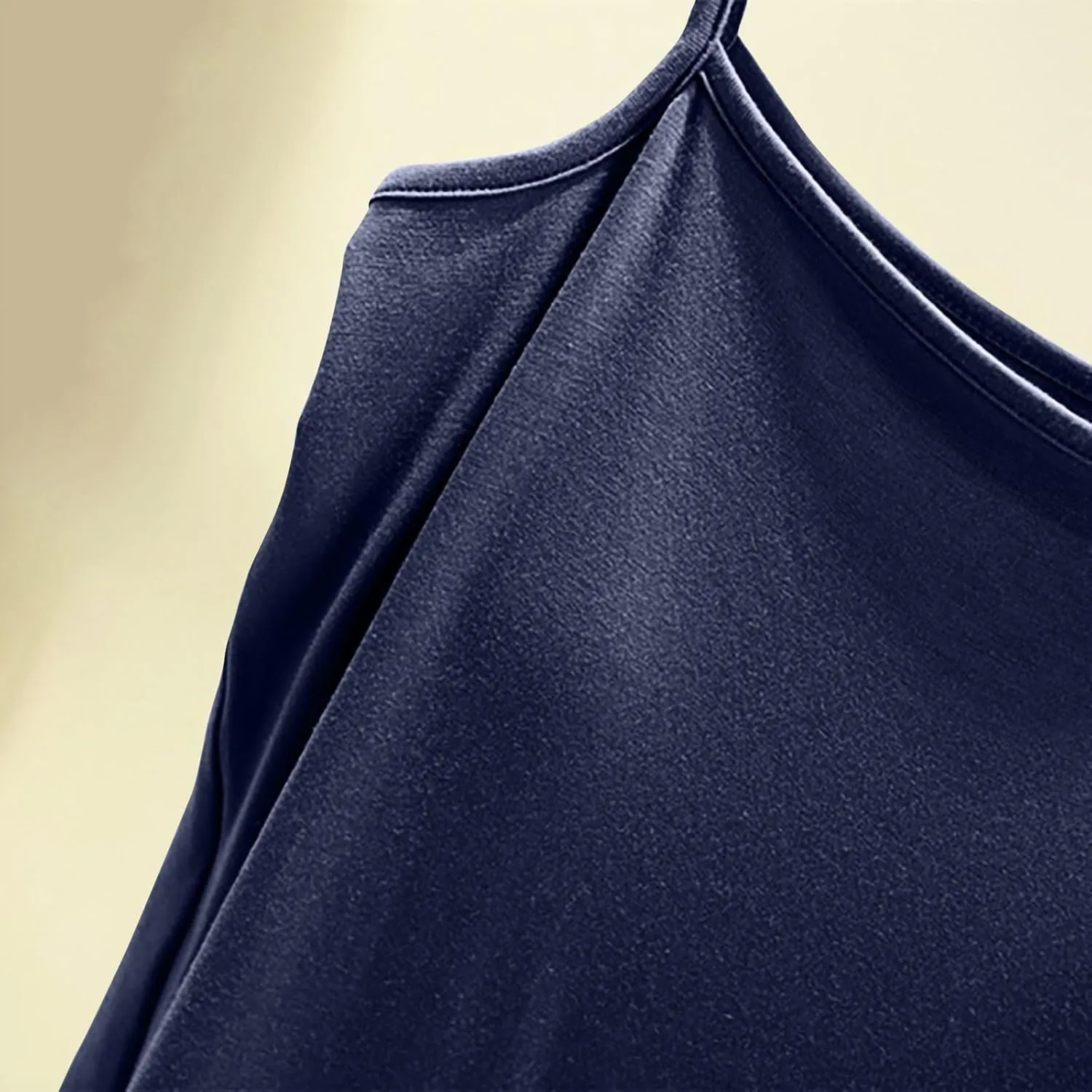 Womens Built-in Bra Padded Camisole Yoga Tanks Tops Wireless Support Short Cami Shirts Loose Fit Casual Blouse