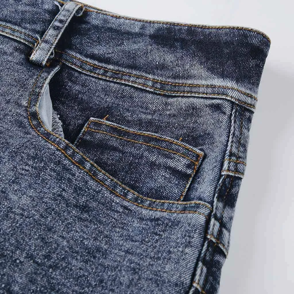 Women's Denim Shorts High Waisted Stretchy Jean Shorts Distressed Summer Shorts Cut Off Baggy Jean Shorts