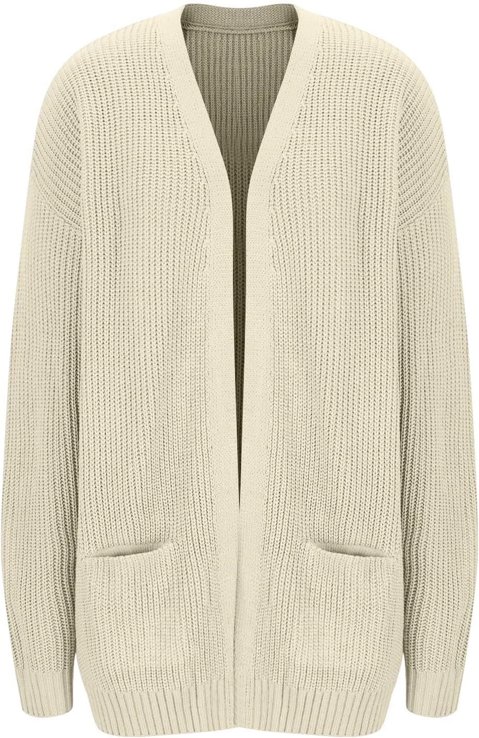 Womens Oversized Sweater Cardigan Home Loungewear Open Front Long Sleeve Chunky Knit Cardigan Slouchy Sweater Jackets