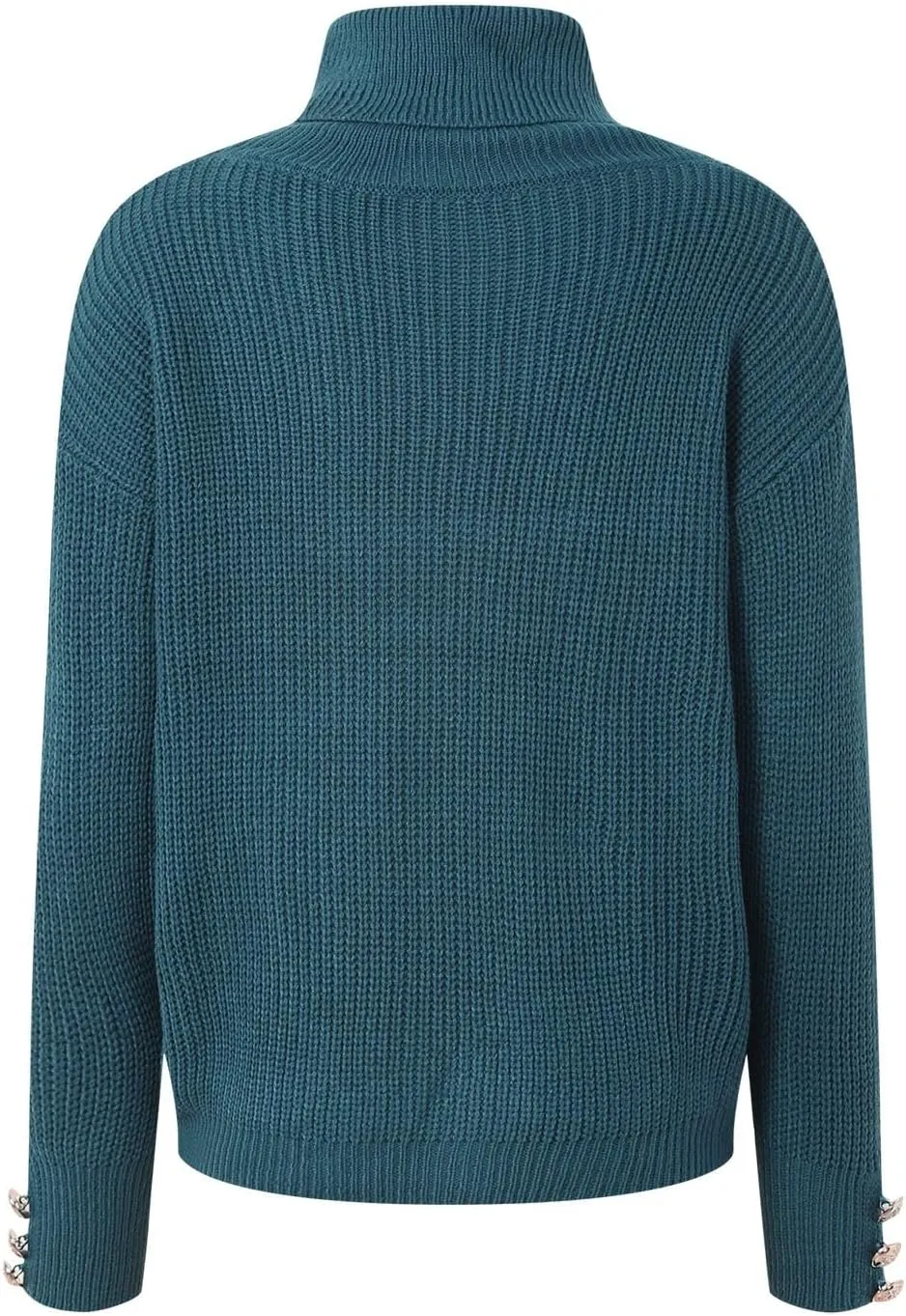 Womens Oversized Turtleneck Pullover Sweaters Cowl Neck Long Sleeve Winter Slouchy Loose Soft Knit Sweaters