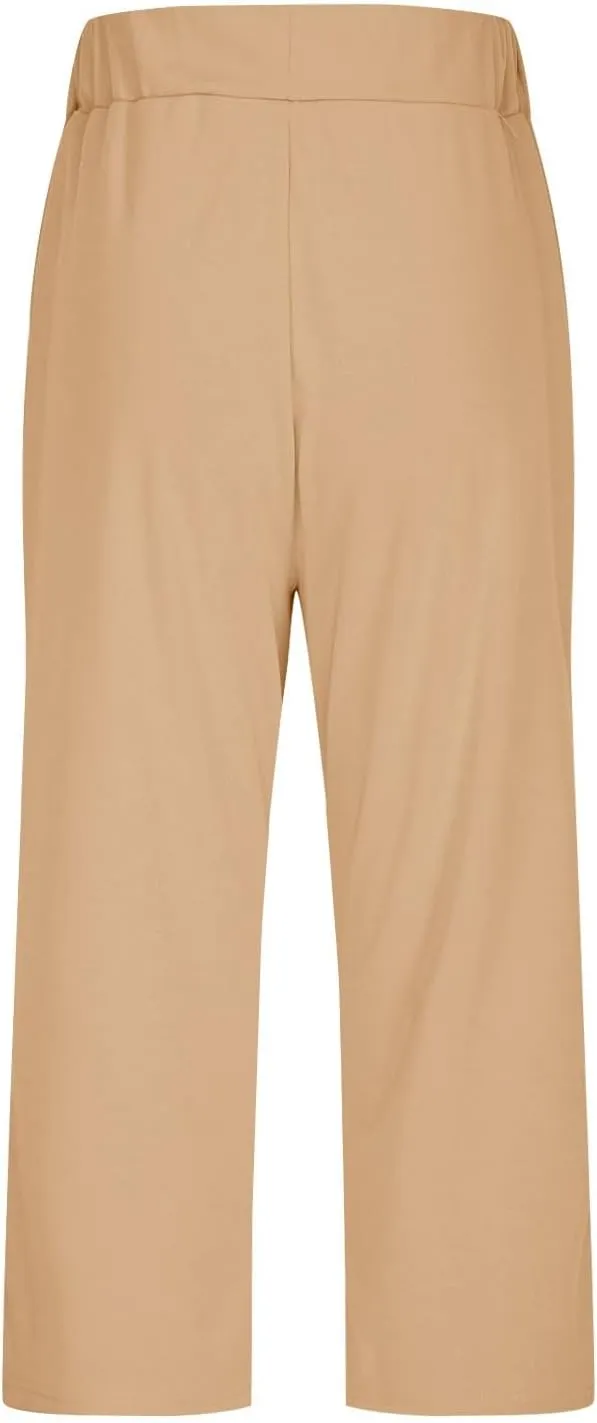 Women's Trendy Yoga Pants Breathable High Waisted Straight Leg Skinny Tight Pants Stretchy Slim-Fit Soft Trousers