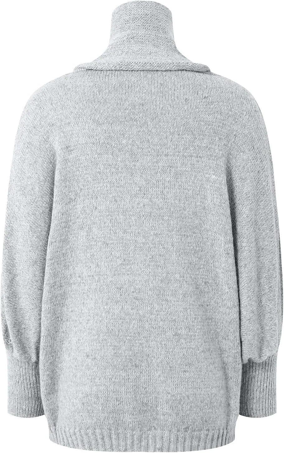 Women's Turtleneck Oversized Batwing Sweaters Casual Soft Knit Trendy Pullover Tops Winter Dresses 2024 Fall