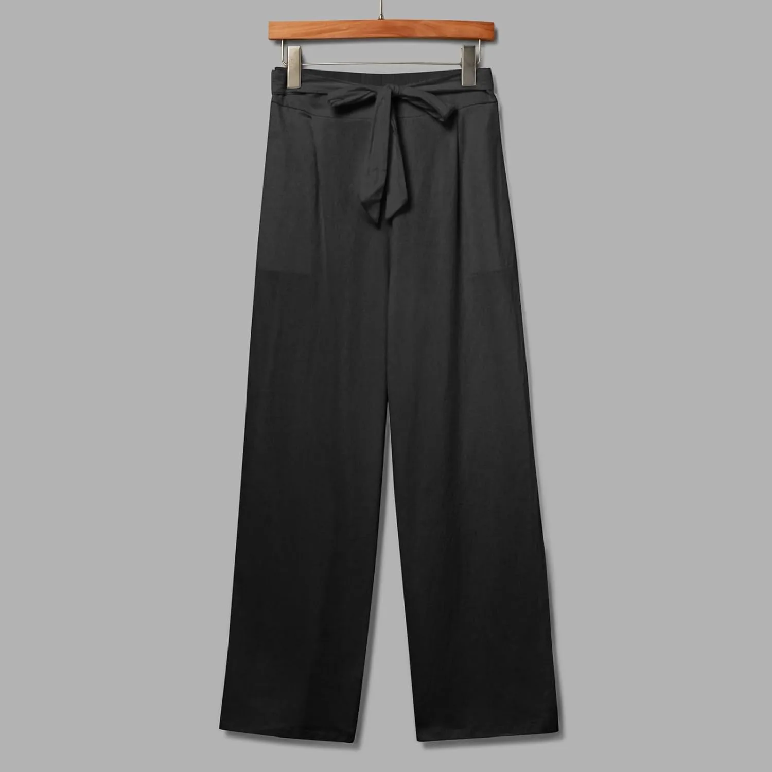 Women's Wide Leg Pants Winter Casual Vacation Leggings with Pockets Water Resistant Flare Leggings