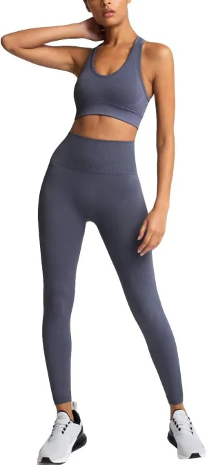 Women's Yoga Outfits 2 Piece High Waisted Leggings with Sports Bra Gym Clothes Sets