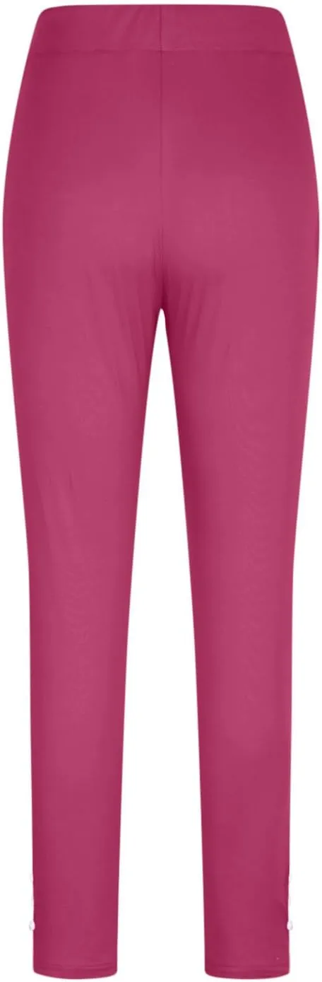 Xiaojmake Cinched Ankle Leggings with Button Accents Tummy Control High Waist Yoga Pants Athletic Yoga Leggings Loungewear